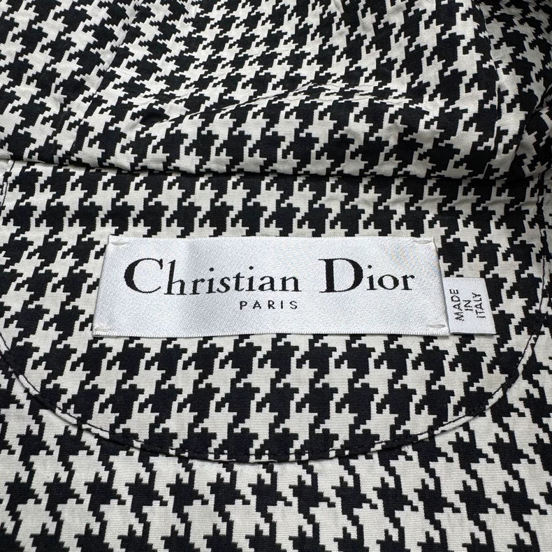 Dior Houndstooth Embroidered Anorak Jacket-zp