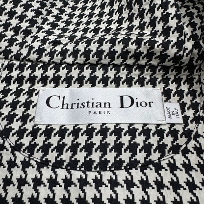 Dior Houndstooth Embroidered Anorak Jacket-zp