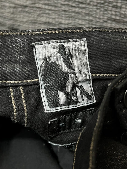 Rick Owens 15ss Waxed Denim Jeans