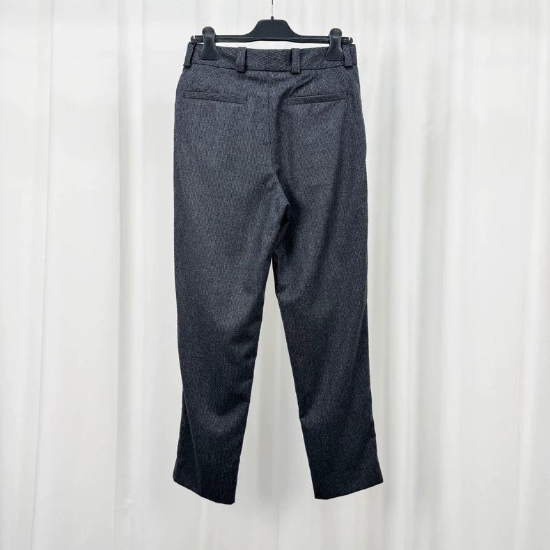 Acne Studios Striped Wool Casual Trousers-yf
