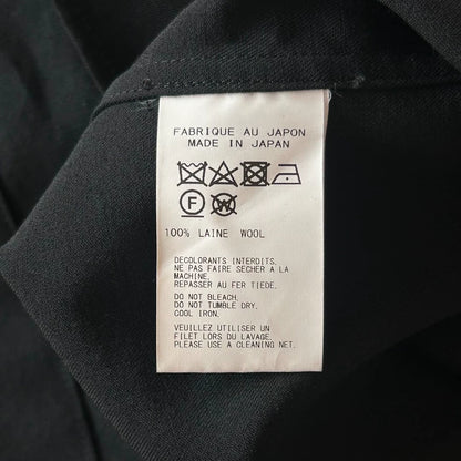 Yohji Yamamoto Wool Button Shirt with Scarf