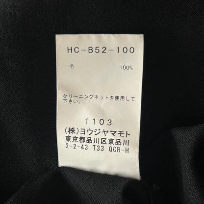 Yohji Yamamoto Wool Button Shirt with Scarf