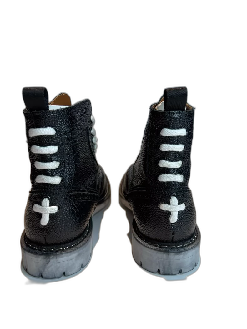 Givenchy Black Leather High-Top Boots