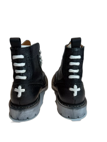 Givenchy Black Leather High-Top Boots