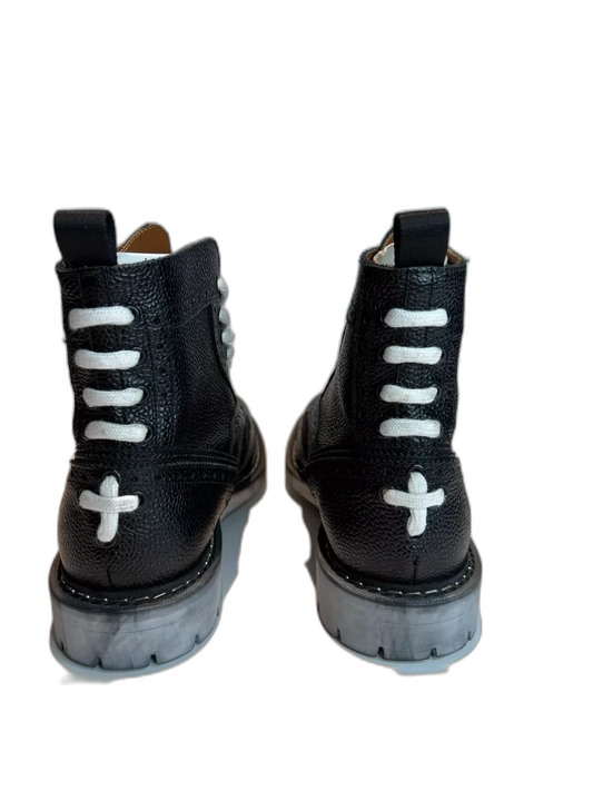 Givenchy Black Leather High-Top Boots