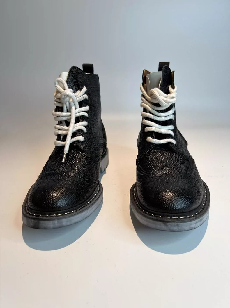 Givenchy Black Leather High-Top Boots