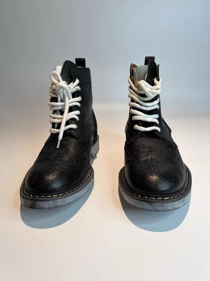 Givenchy Black Leather High-Top Boots