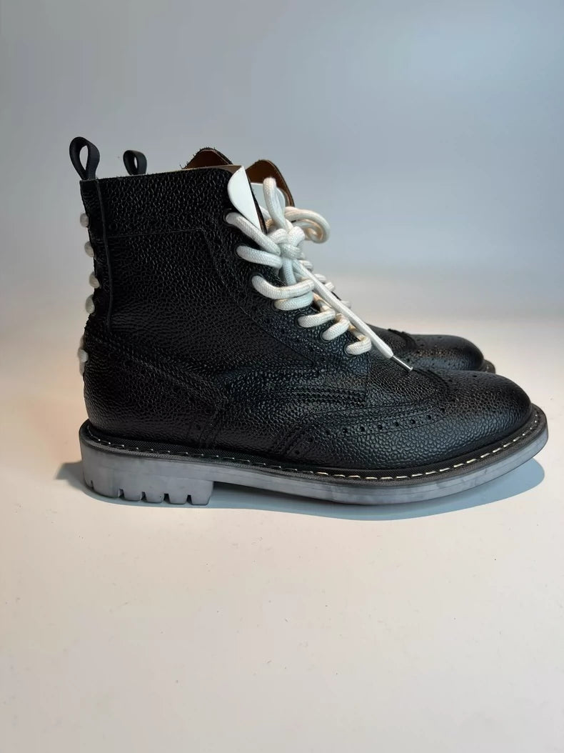 Givenchy Black Leather High-Top Boots