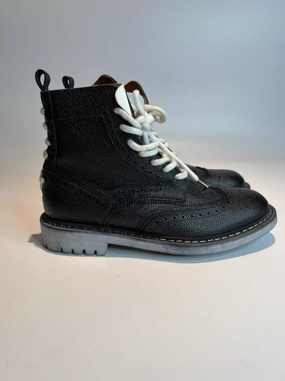 Givenchy Black Leather High-Top Boots