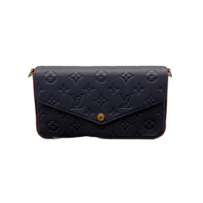 Louis Vuitton Leather Chain Crossbody Bag