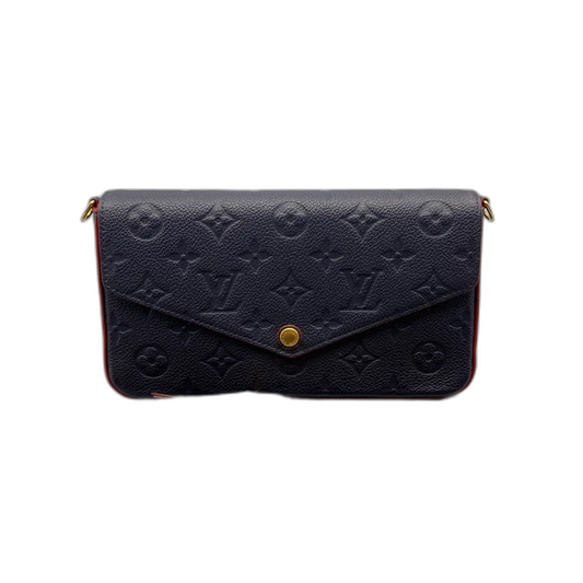 Louis Vuitton Leather Chain Crossbody Bag