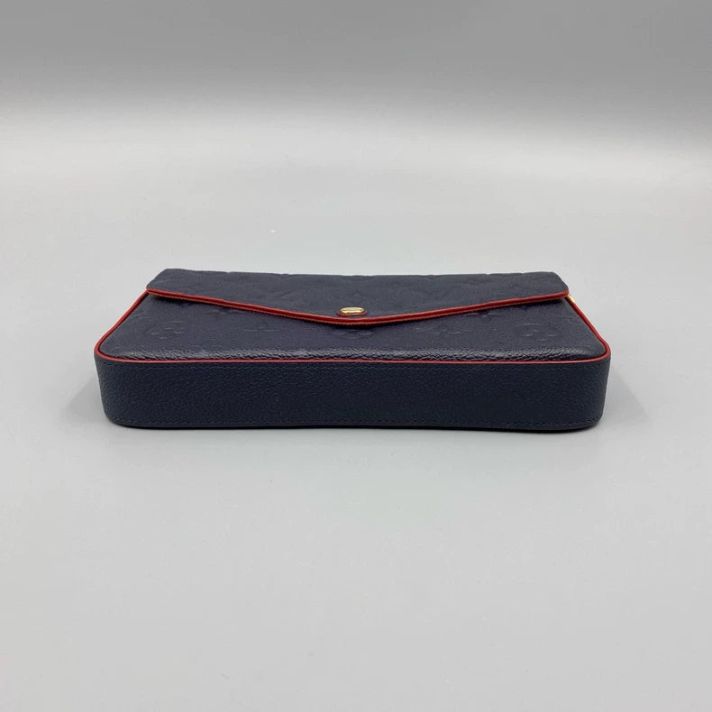 Louis Vuitton Leather Chain Crossbody Bag