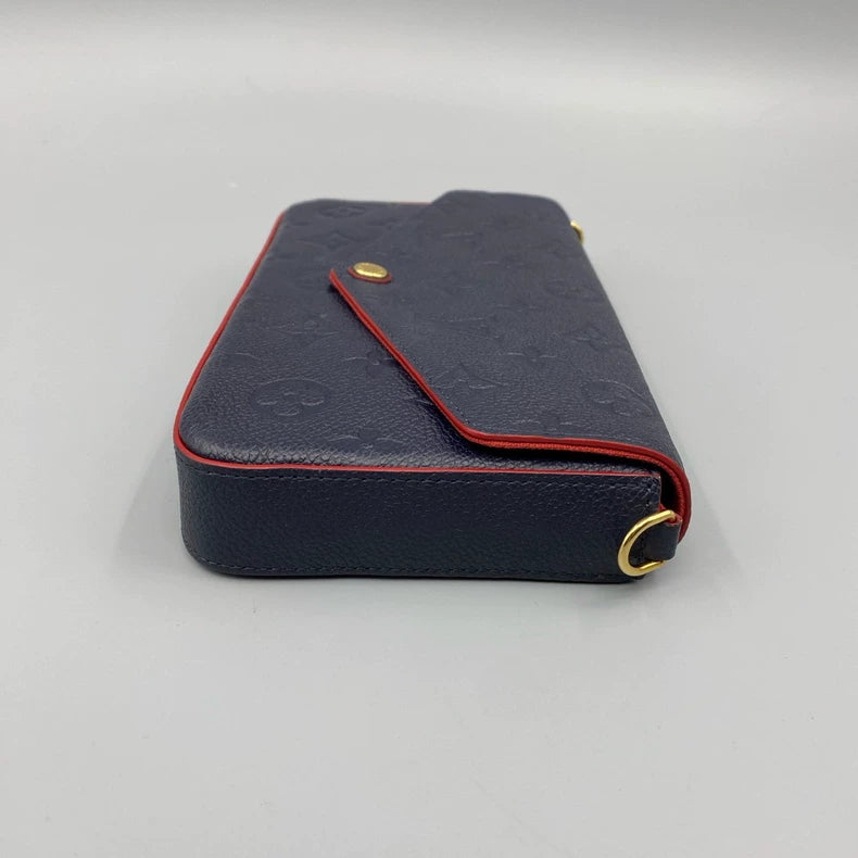 Louis Vuitton Leather Chain Crossbody Bag