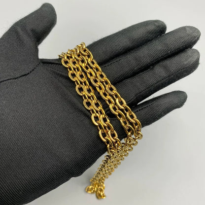 Louis Vuitton Leather Chain Crossbody Bag