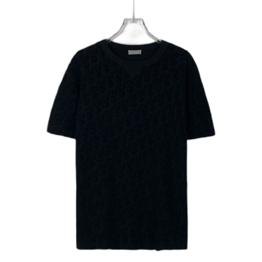 Dior Black Logo Cotton Short Sleeve T-Shirt