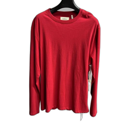 Fear of God Red Logo Long Sleeve Shirt