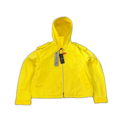 Dior Yellow Hooded Denim Jacket