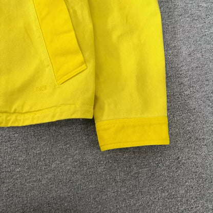 Dior Yellow Hooded Denim Jacket