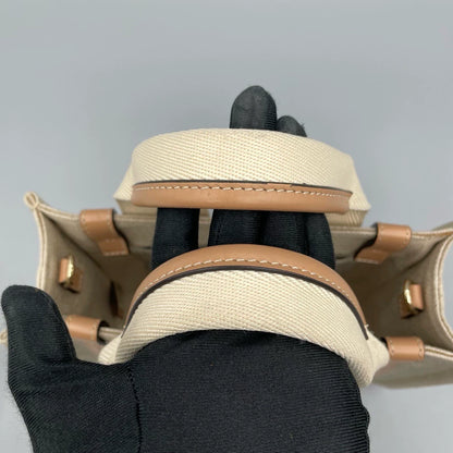 Chloe Woody Canvas Tote Bag