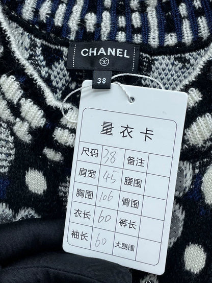 Chanel Sequin Floral Knit Sweater