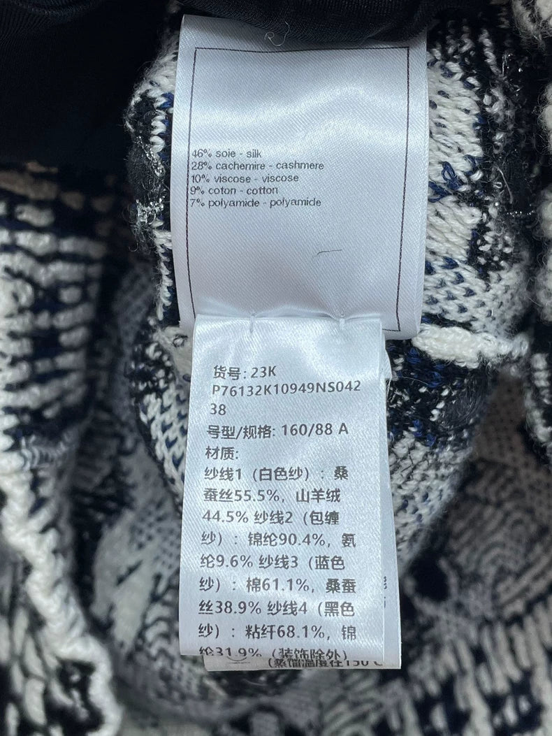 Chanel Sequin Floral Knit Sweater