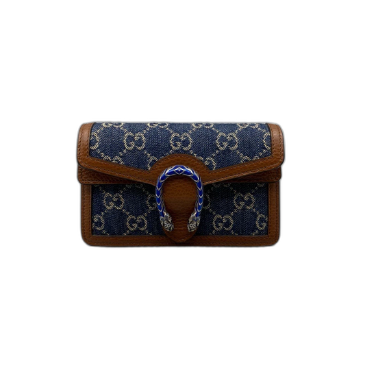 Gucci Denim Chain Crossbody Bag