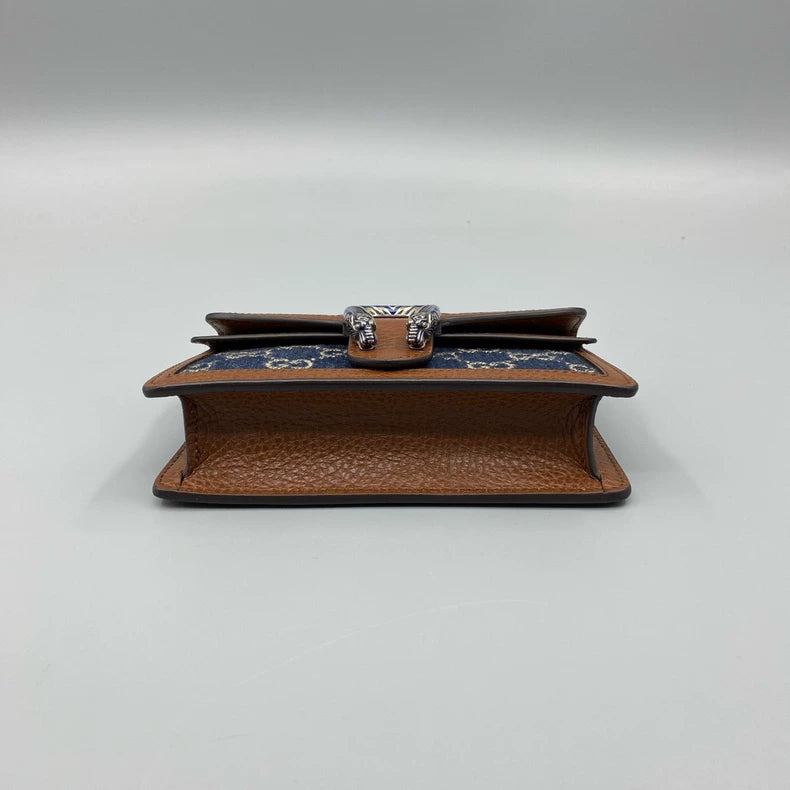 Gucci Denim Chain Crossbody Bag