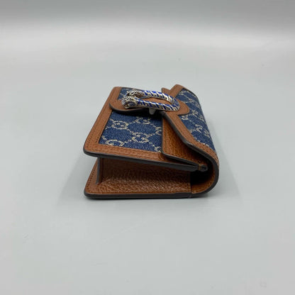 Gucci Denim Chain Crossbody Bag