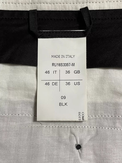 Rick Owens Black Asymmetric Shorts