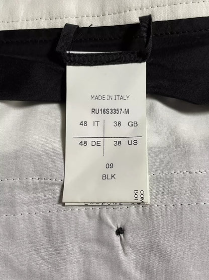 Rick Owens Black Asymmetric Shorts