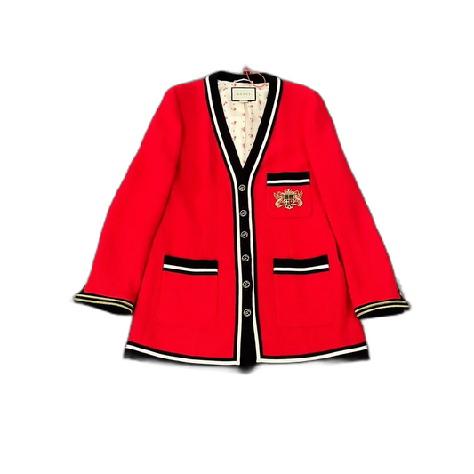 Gucci Red Badge Embroidered Jacket