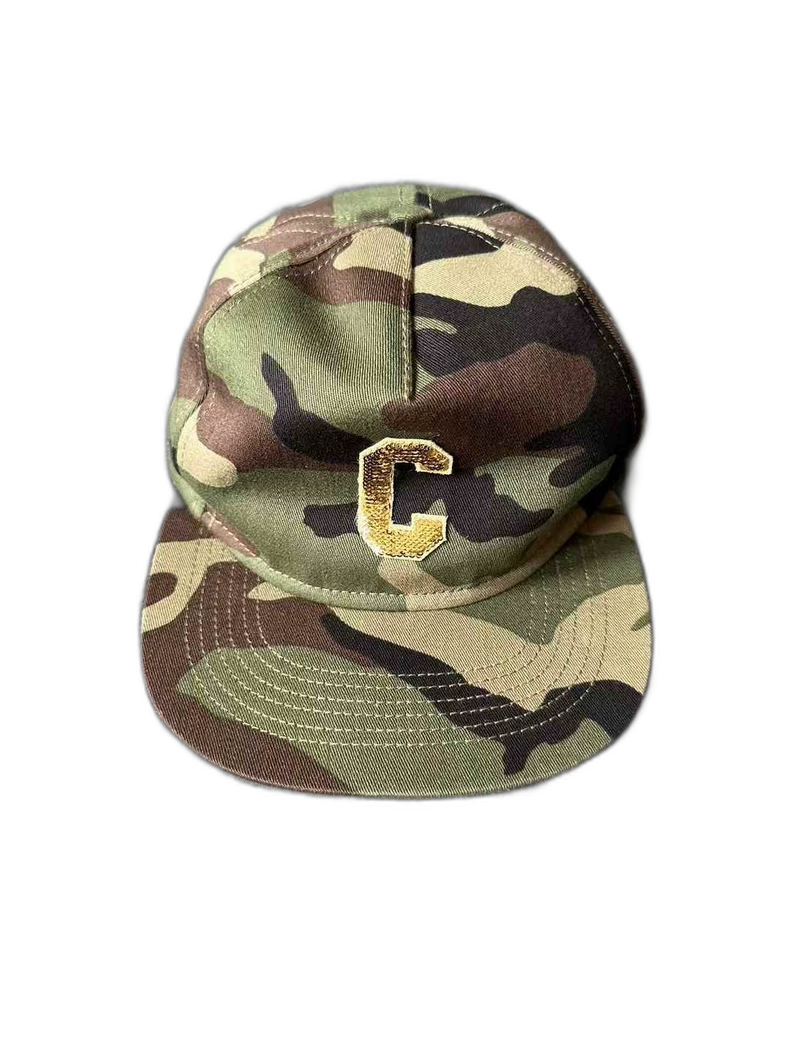 Camo Duckbill Cap by Celine