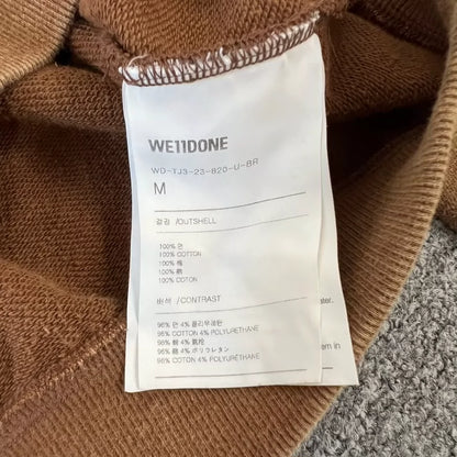 We11done Logo Zip-Up Hoodie