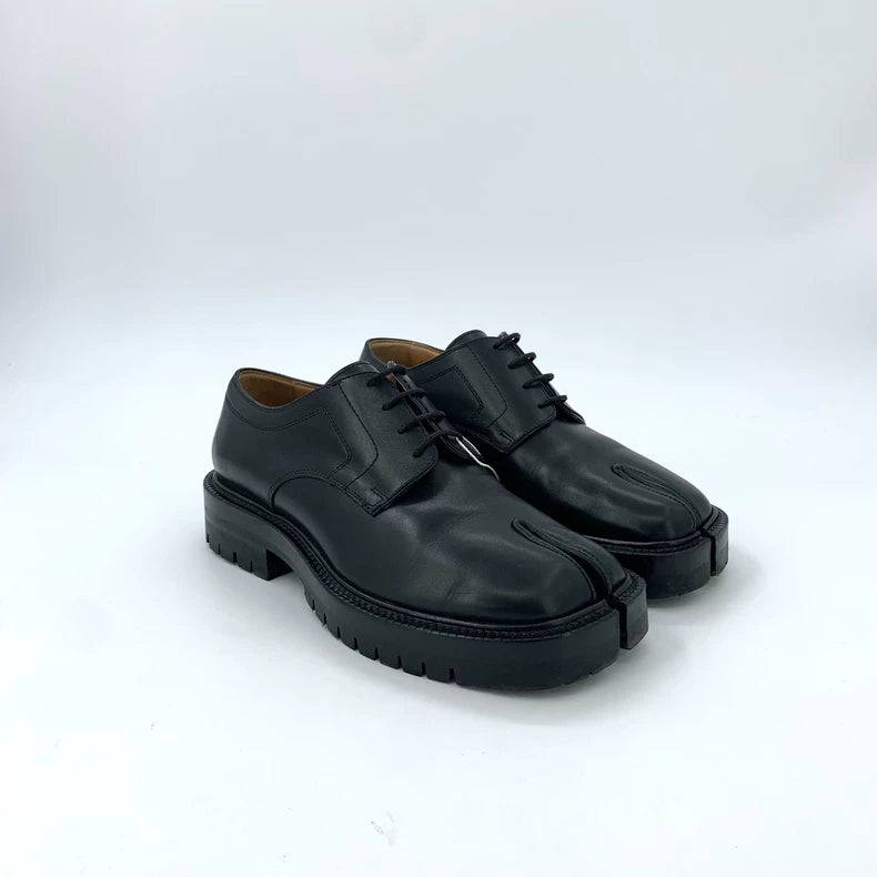 Maison Margiela Black Casual Leather Shoes
