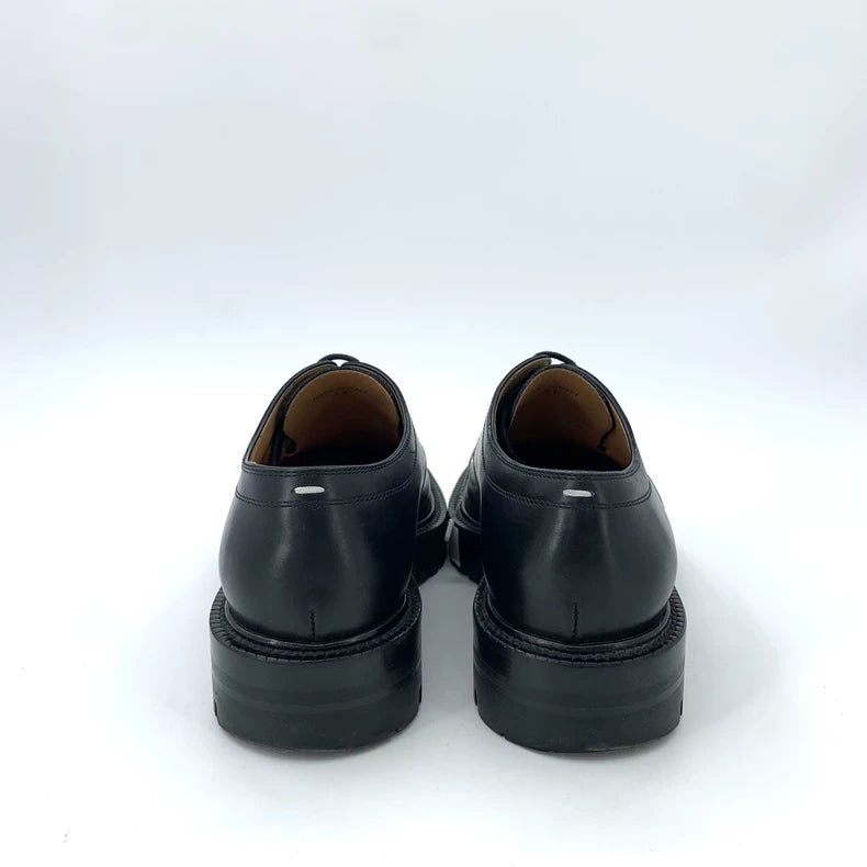 Maison Margiela Black Casual Leather Shoes