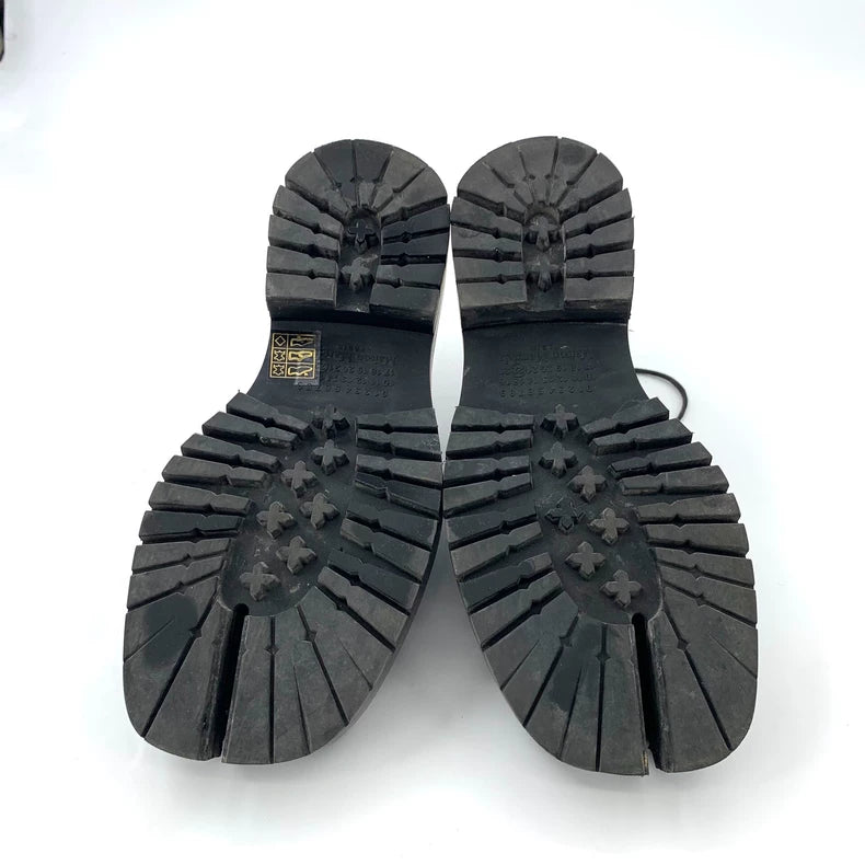 Maison Margiela Black Casual Leather Shoes