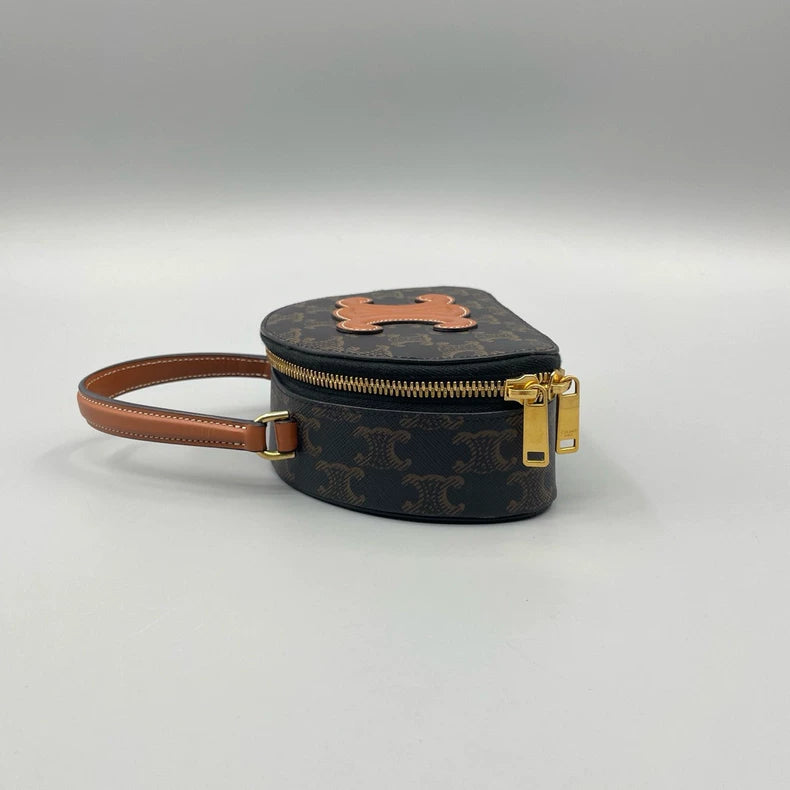 Celine Vintage Monogram Half Moon Bag