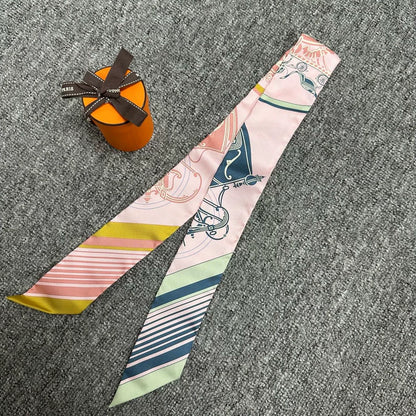 Hermes Silk Scarf with Comic Design