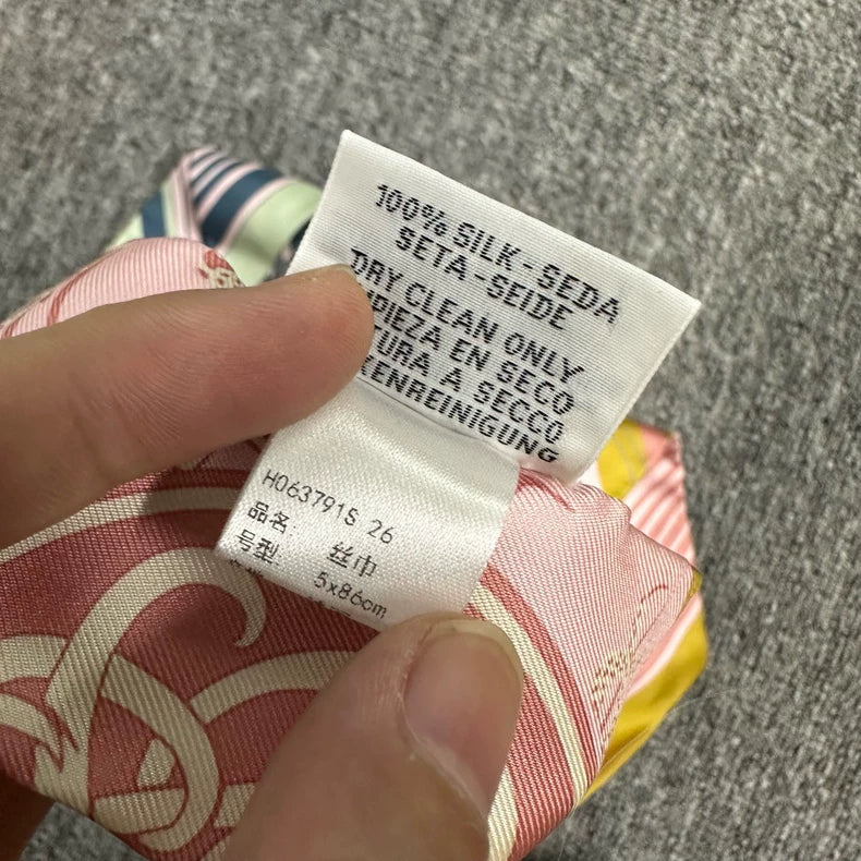 Hermes Silk Scarf with Comic Design