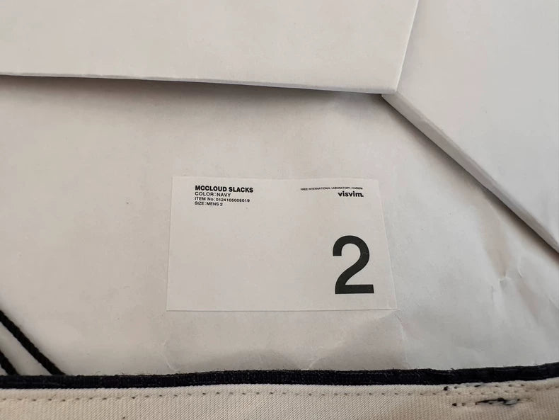 Visvim McCloud Slacks Navy Pants