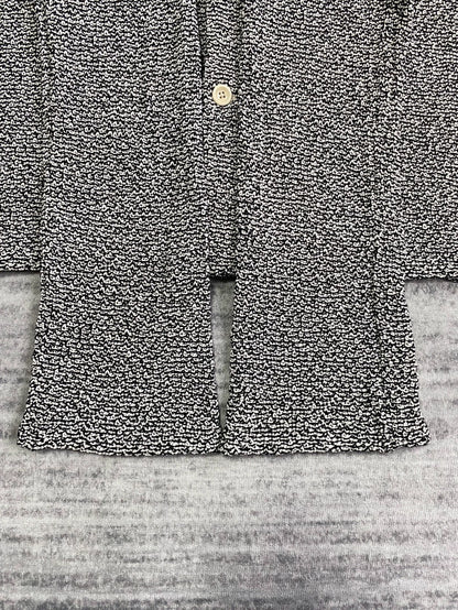 Our Legacy Snowflake Knit Cardigan Black White-zp