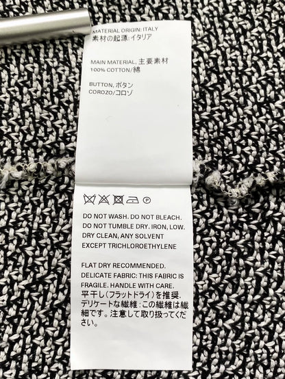 Our Legacy Snowflake Knit Cardigan Black White-zp