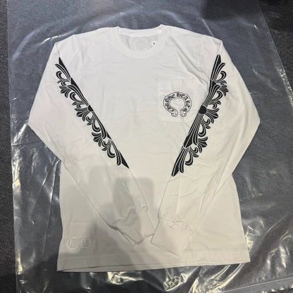 Chrome Hearts White Long Sleeve Tee
