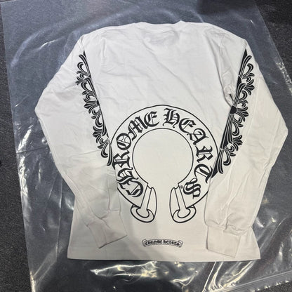 Chrome Hearts White Long Sleeve Tee