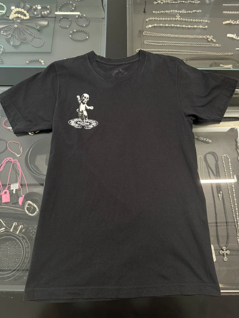 Chrome Hearts Black Foti Print Short Sleeve-yf