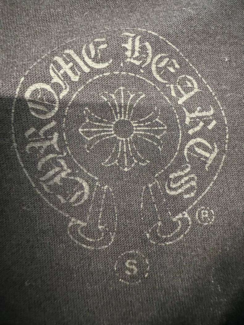 Chrome Hearts Black Foti Print Short Sleeve-yf