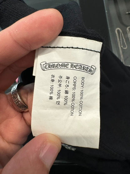 Chrome Hearts Black Foti Print Short Sleeve-yf