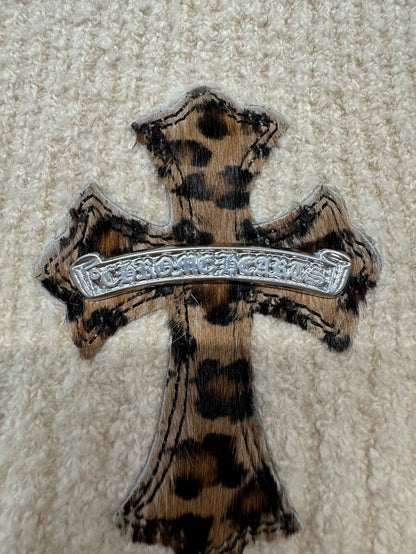 Chrome Hearts Leopard Patch Knit Sweater-yf