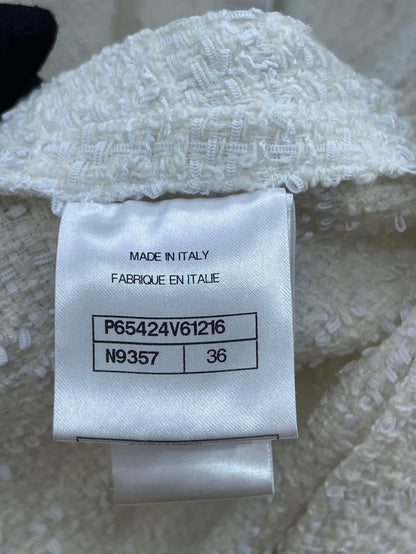 Chanel Long Pearl Embellished Coat