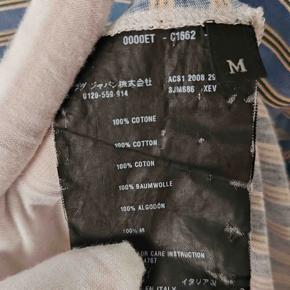 Prada M Striped Cotton T-Shirt for Men